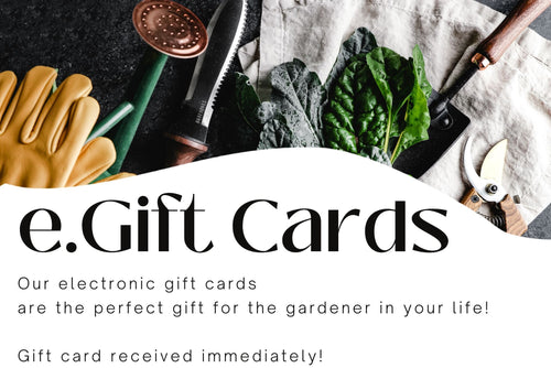 The Living Seed Company e-Gift Cards for Organic, Non-GMO & Heirloom Garden Seeds