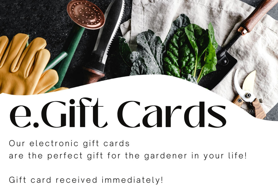 The Living Seed Company e-Gift Cards for Organic, Non-GMO & Heirloom Garden Seeds