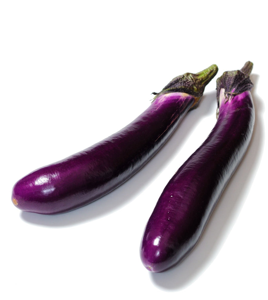 The Living Seed Company Organic Ping Tung Long Eggplant Seeds – Solanum melongena