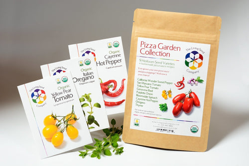 The Living Seed Company Organic Pizza Garden Collection