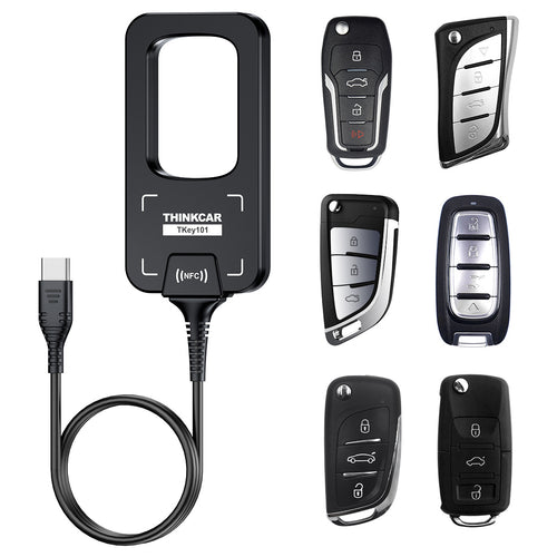 THINKCAR TKEY101 - Universal Car Key Programmer with 6 Remote Keys