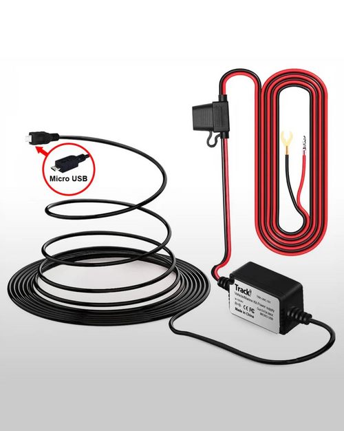 12-24 Volt to Micro USB Vehicle/Marine power stabilizer and Wiring kit for Tracki GPS Tracker