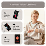 Tranya D36 Smartwatch® Health and Fitness Tracker with All-Day Heart Rate, Blood Oxygen, Blood Pressure, and Sleep Tracker, IP68 Waterproof, view 3