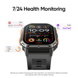 Tranya D28 Smartwatch® Bluetooth Calling, 100+ Sports Mode, Health Monitoring of Sleep, Heart Rate, Blood Oxygen, Compatible with Android/iOS System, view 2