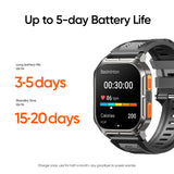 Tranya D28 Smartwatch® Bluetooth Calling, 100+ Sports Mode, Health Monitoring of Sleep, Heart Rate, Blood Oxygen, Compatible with Android/iOS System, view 3