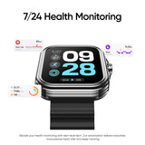Tranya Z05 Smartwatch® IP68 water resistance, Bluetooth calling, Ultra-thin 1.8-inch display fitness with multiple sports functions including sleep, blood pressure, heart rate, and oxygen monitoring, compatible with Android/iOS systems., view 2