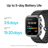 Tranya Z05 Smartwatch® IP68 water resistance, Bluetooth calling, Ultra-thin 1.8-inch display fitness with multiple sports functions including sleep, blood pressure, heart rate, and oxygen monitoring, compatible with Android/iOS systems., view 3