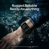 Tranya Z05 Smartwatch® IP68 water resistance, Bluetooth calling, Ultra-thin 1.8-inch display fitness with multiple sports functions including sleep, blood pressure, heart rate, and oxygen monitoring, compatible with Android/iOS systems., view 6