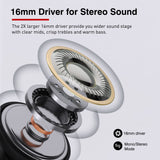 Tranya X3® Open Ear Design CVC 8.0 Noise Cancellation Sports Headphone, view 3