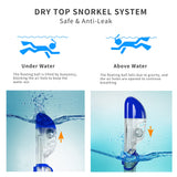 Unigear Snorkel Mask, Foldable Snorkeling Set, view 4