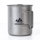 Unigear 100% Titanium Camping Cup 450ml, view 2