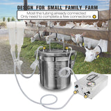 UnitedFarm Hantop Milking Machine with Pressure Gauge for Goat, 6L (Pro+ Model), view 5