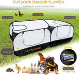 UnitedFarm Portable Chicken Run Coop, Playpen for Small Pet Outdoor Indoor Enclosure, view 2
