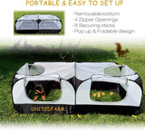 UnitedFarm Portable Chicken Run Coop, Playpen for Small Pet Outdoor Indoor Enclosure, view 3