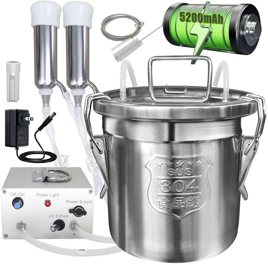 UnitedFarm Hantop Milking Machine for Cow, 12L (Pro Model)