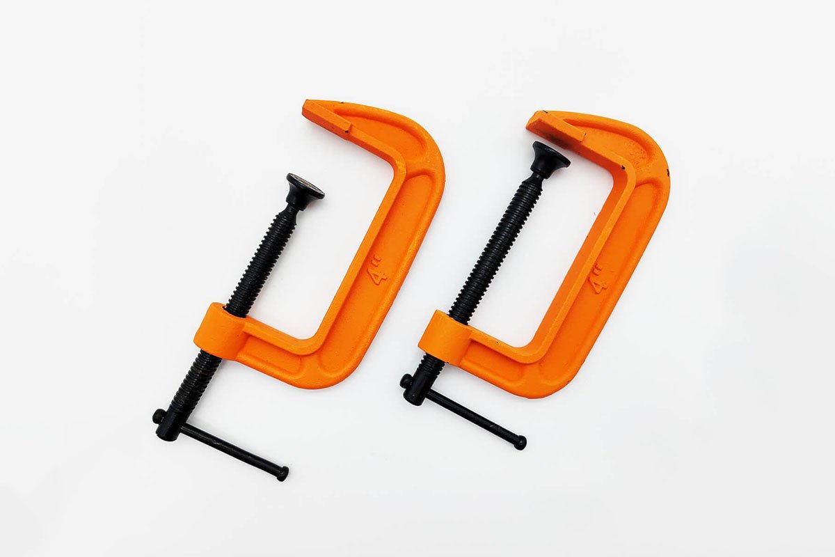 Urban Tufting 4 Inch G-Clamps for Tufting Frame, view 4
