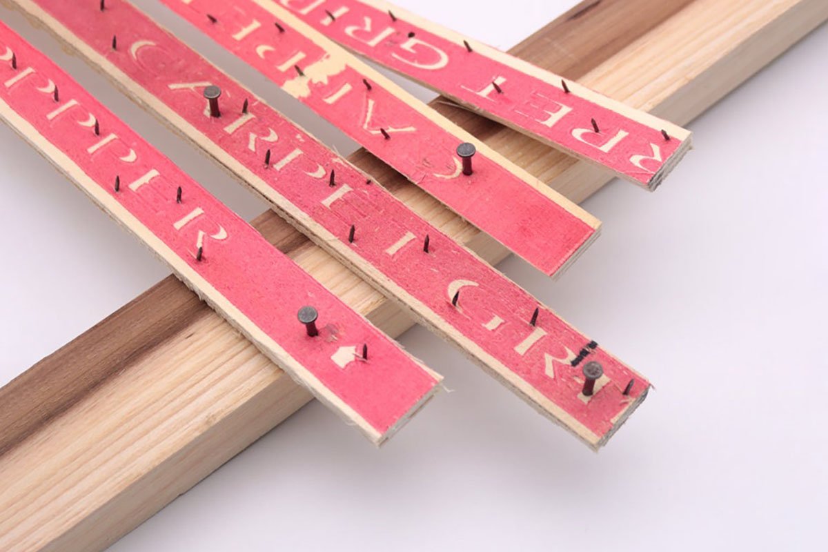 Urban Tufting 100cm Carpet Gripper Frame Strips, view 2