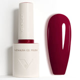Venalisa 10ML Gel Polish Red Black Glitter Cat Eye TPO Free Hema Free, view 2