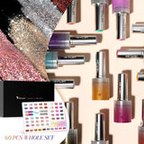 Venalisa 10ML Glitter & Cat Eye Gel 60 Colors Set (With Color Display) TPO Free Hema Free, view 3