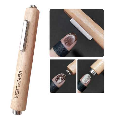 Venalisa 3-in-1 wooden-handle magnet