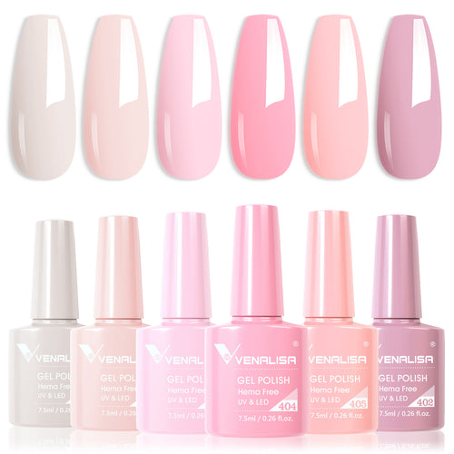 Venalisa 6 Colors Gel Polish Set 7.5ML*6 (TPO Free Hema Free)
