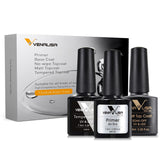 Venalisa 7.5ml Primer Base Coat Top Coat Set- 3 pcs TPO Free Hema Free, view 3