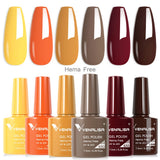 Venalisa Amber Mirage - Hema Free 6 Colors Gel Polish Set TPO Free Hema Free, view 4