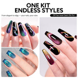 Venalisa Aurora Cat Eye Gel Polish Set (10ML) TPO Free Hema Free, view 5