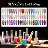 Venalisa Aurora Cat Eye Glitter Gel Set 60 Colors With Color Display TPO Free Hema Free, view 3