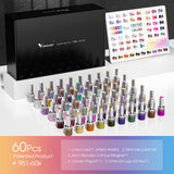 Venalisa Aurora Cat Eye Glitter Gel Set 60 Colors With Color Display TPO Free Hema Free, view 4