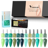 Venalisa Awaking Green- Gel Polish 12 Colors Set TPO Free Hema Free, view 2