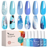 Venalisa Blue - 6 Colors Gel Polish Set TPO Free Hema Free, view 5