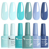 Venalisa Blue Lagoon - Hema Free 6 Colors Gel Polish Set TPO Free Hema Free, view 4