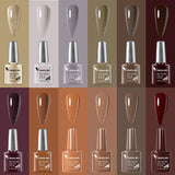 Venalisa Brown Earth tones- Gel Polish 12 Colors Set TPO Free Hema Free, view 2