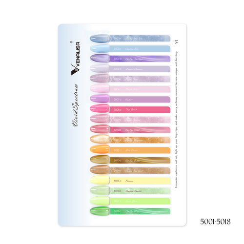 Venalisa Color Card for 10ML Collection