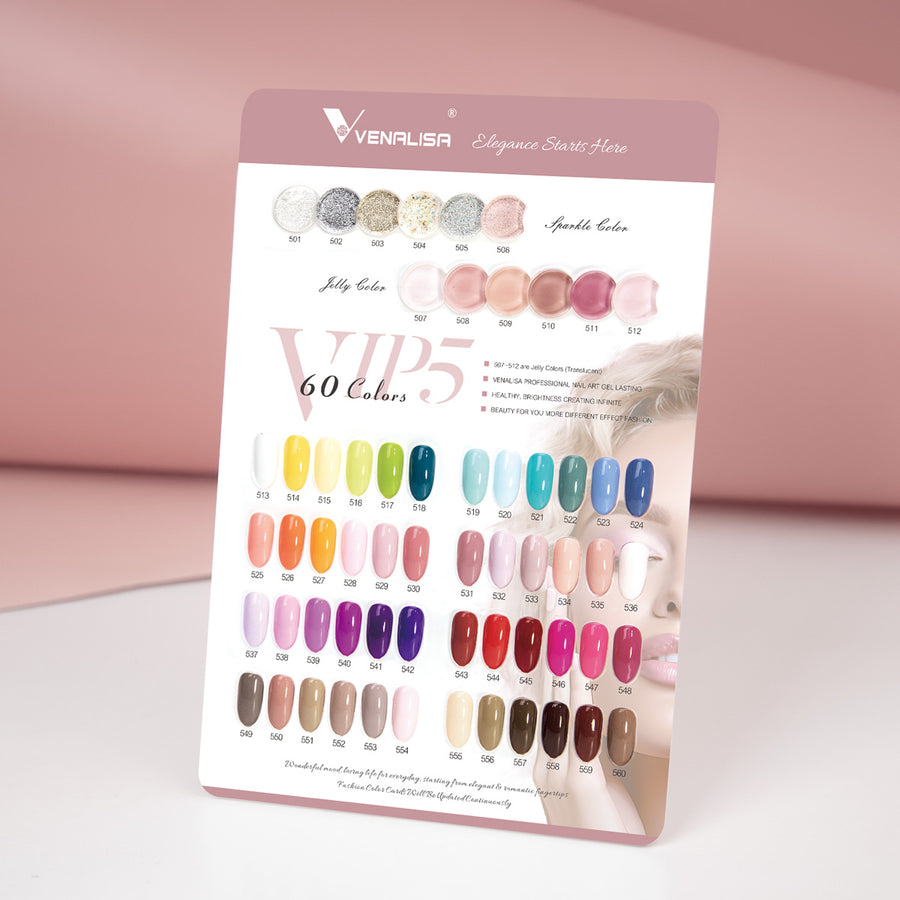 Venalisa Color card For VIP Collection