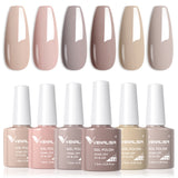 Venalisa Classic Nude- 6 Colors Gel Polish Set TPO Free Hema Free, view 3