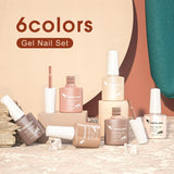 Venalisa Classic Nude- 6 Colors Gel Polish Set TPO Free Hema Free, view 4