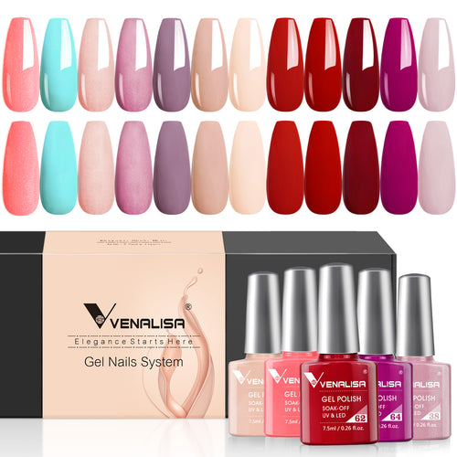 Venalisa Dream Grace- Gel Polish 12 Colors Set TPO Free Hema Free
