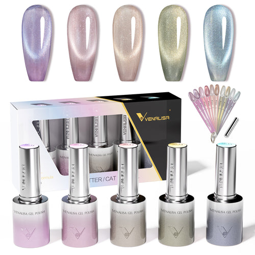 Venalisa Dreamy Cat Eye Gel Polish Set (10ML) TPO Free Hema Free