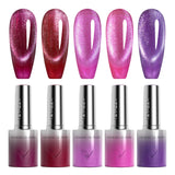 Venalisa Glitter/ Cat Eye Gel Polish Set (10ML) TPO Free Hema Free, view 4
