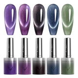 Venalisa Glitter/ Cat Eye Gel Polish Set (10ML) TPO Free Hema Free, view 5