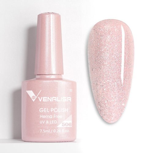 Venalisa Glitter Gel Polish 7.5ml TPO Free Hema Free