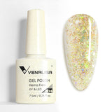 Venalisa Glitter Gel Polish 7.5ml TPO Free Hema Free, view 3