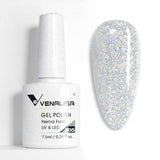 Venalisa Glitter Gel Polish 7.5ml TPO Free Hema Free, view 6