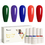 Venalisa Gothic Garden- 5 Colors Gel Polish Set (With Nail Tips) TPO Free Hema Free, view 2