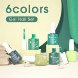 Venalisa Green - 6 Colors Gel Polish Set TPO Free Hema Free, view 3