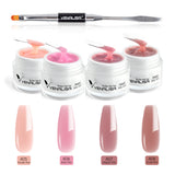 Venalisa Hard Jelly Builder Gel- 4 Colors With Nail Brush TPO Free Hema Free, view 6