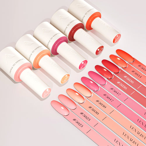 Venalisa 5 Colors Gel Polish Set (With Nail Tips) TPO Free Hema Free