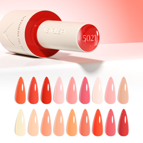 Venalisa Nail Gel Polish 10ML PASSIONATE TOMATO TPO Free Hema Free